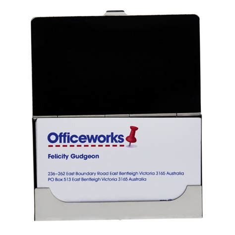 business card holders officeworks.